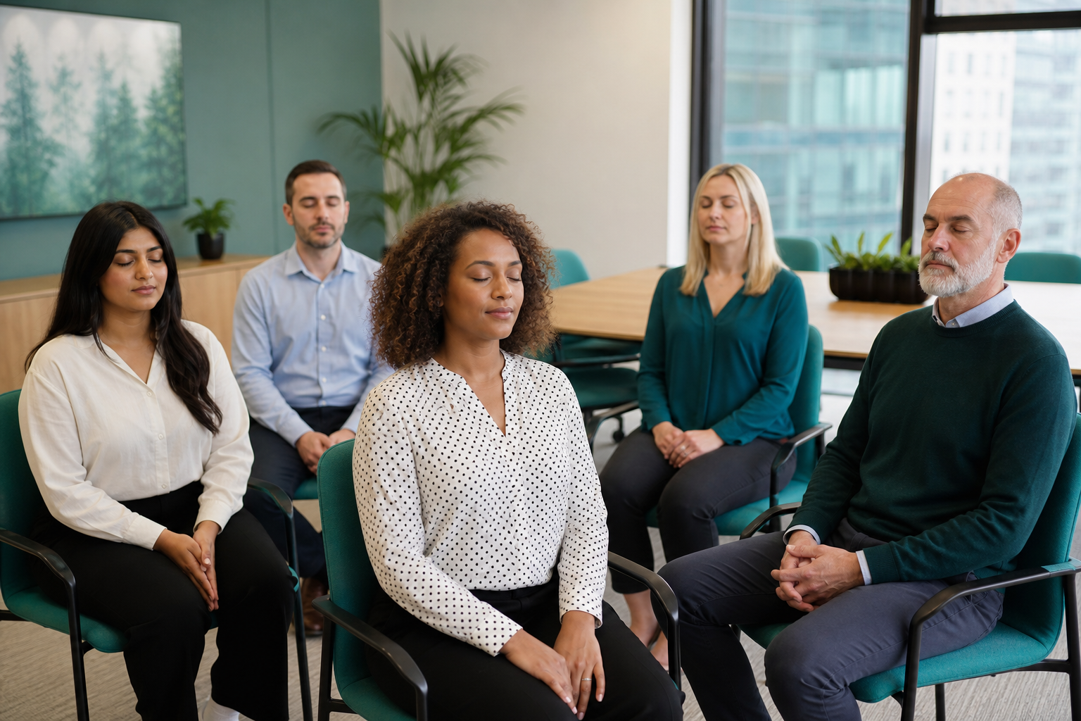 Musclesnatural team practising mindful digital habits